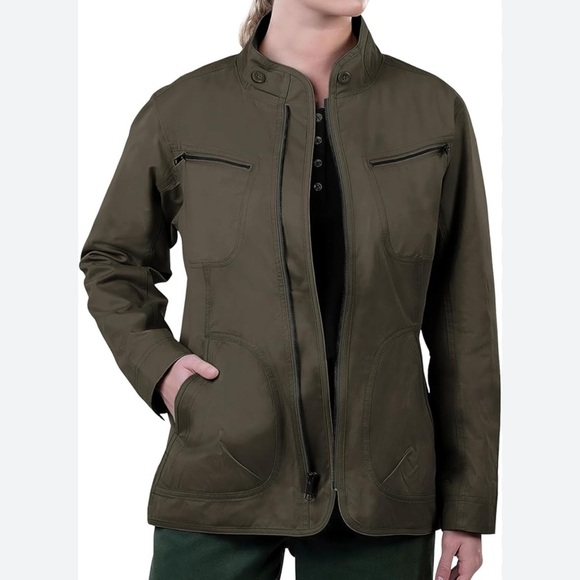 Vertx Women’s Trailhawk Tactical Jacket M Olive Green Full Zip Brand New - Picture 1 of 13
